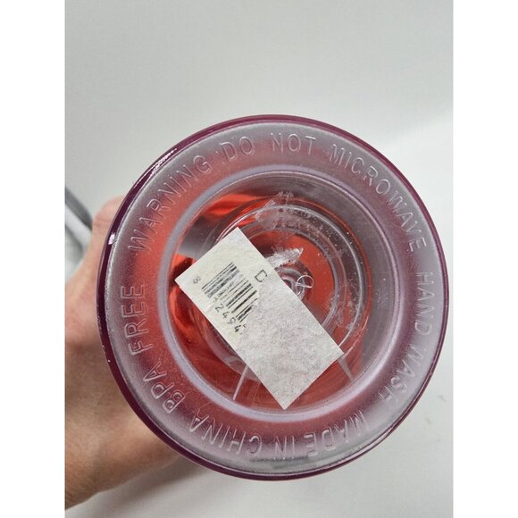 Disney Mickey Loves Mickey Kiss Glitter Flip Straw Tumbler Travel Cup NWT - Picture 11 of 13